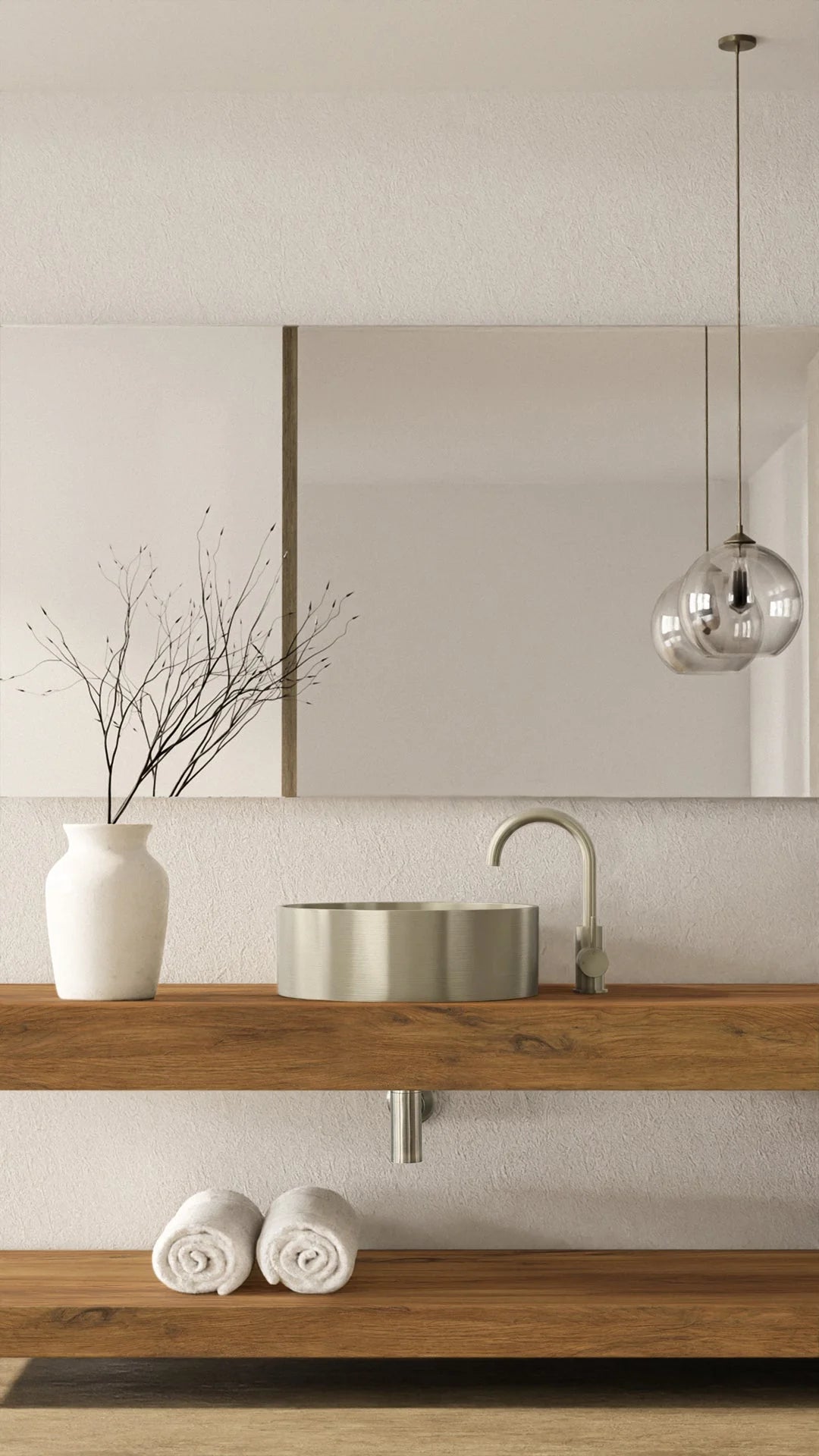Meir Round Gooseneck Basin Mixer