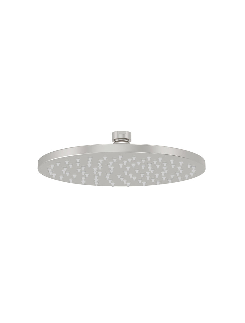 Round Shower Rose 200mm - PVD Brushed Nickel