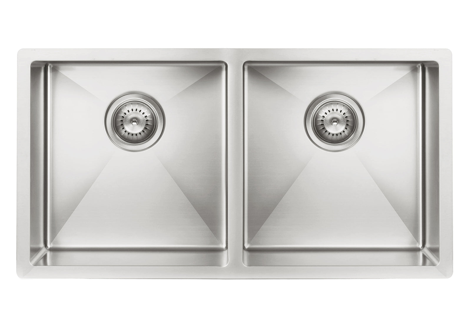 Kitchen Sink - Double Bowl 860 x 440 - PVD Brushed Nickel