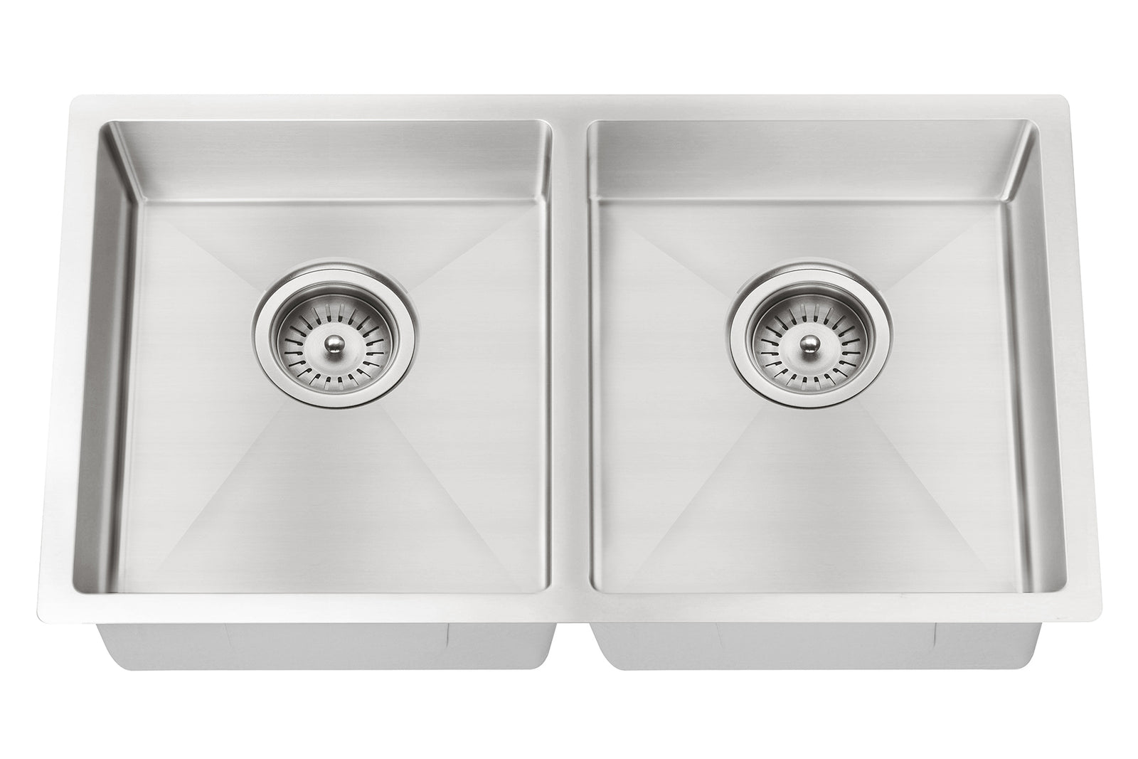 Kitchen Sink - Double Bowl 860 x 440 - PVD Brushed Nickel