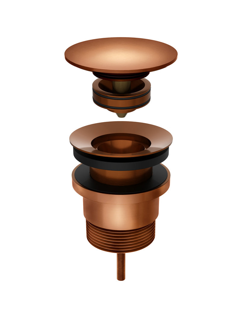 Universal all-in-one Pop Up Waste - Basin & Bath - Lustre Bronze