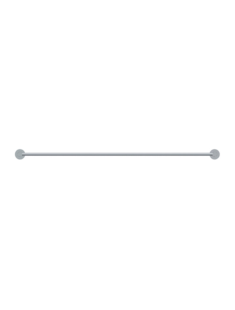 Round Double Towel Rail 900mm - Polished Chrome