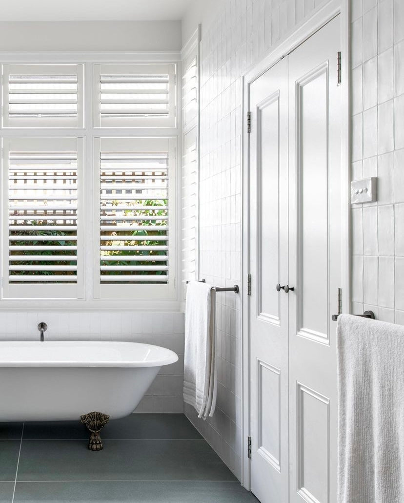 Round Double Towel Rail 900mm - Shadow Gunmetal