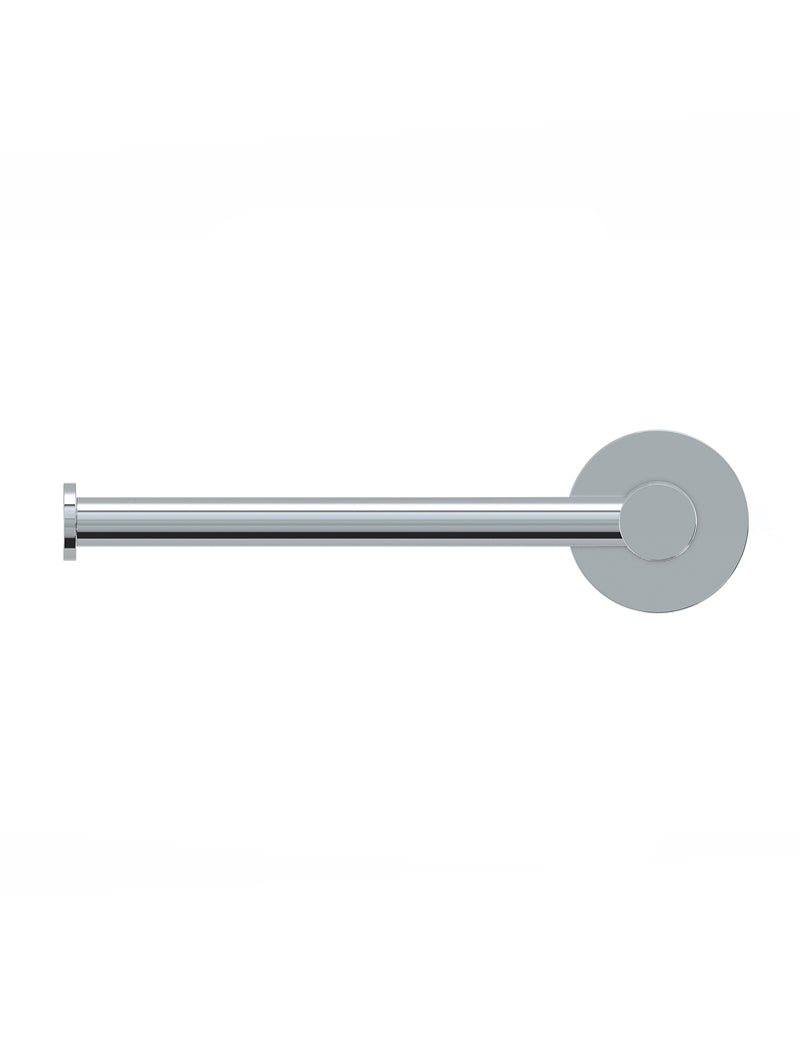Round Toilet Roll Holder - Polished Chrome