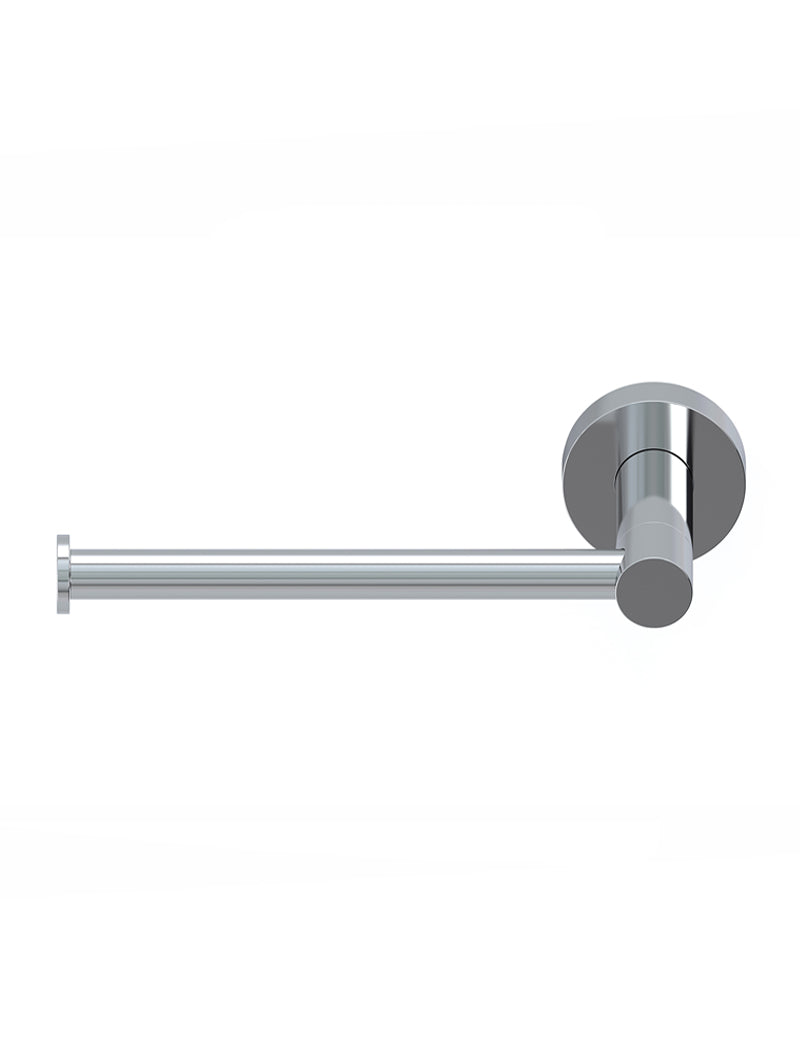 Round Toilet Roll Holder - Polished Chrome