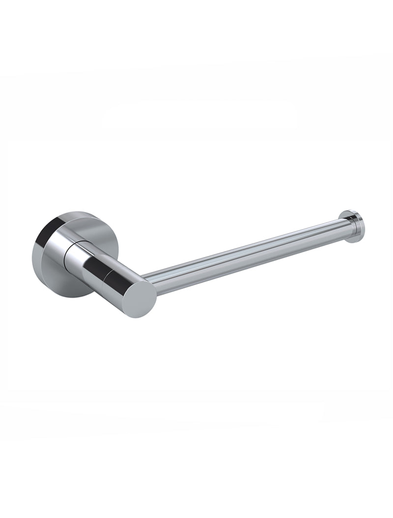 Round Toilet Roll Holder - Polished Chrome