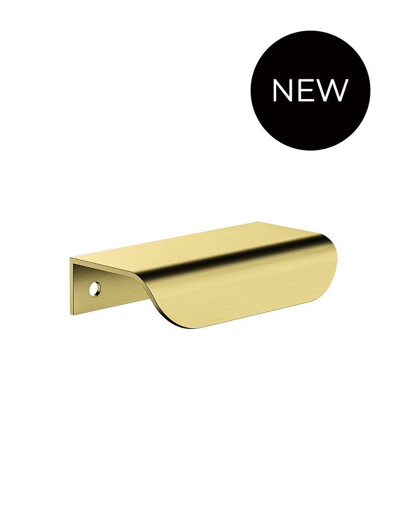 Öppen T-Pull Cabinet Handle Edge-Pull 75mm Cabinet Handle (Brushed) - PVD Tiger Bronze
