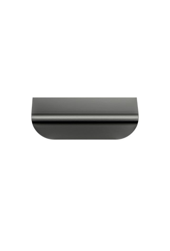 Öppen T-Pull Cabinet Handle Edge-Pull 75mm Cabinet Handle (Brushed) - Shadow Gunmetal