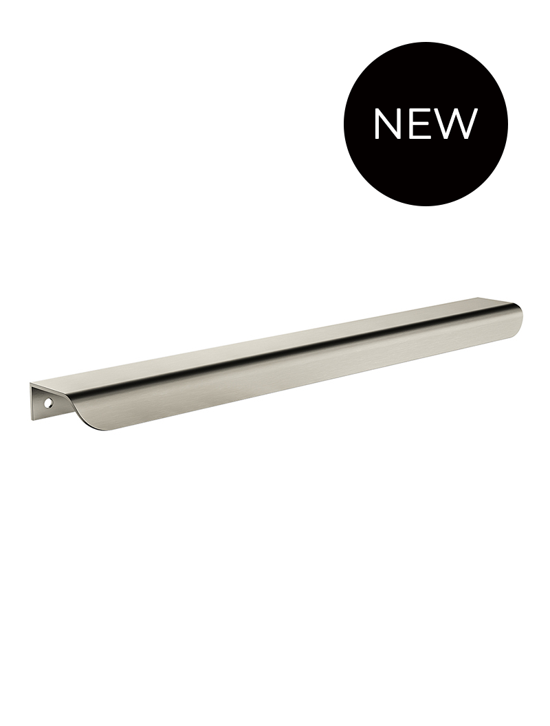 Öppen Edge-Pull 300mm Cabinet Handle (Brushed) - PVD Brushed Nickel