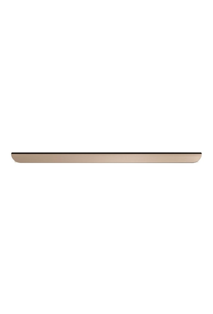 Öppen Edge-Pull 300mm Cabinet Handle (Brushed) - Lustre Bronze