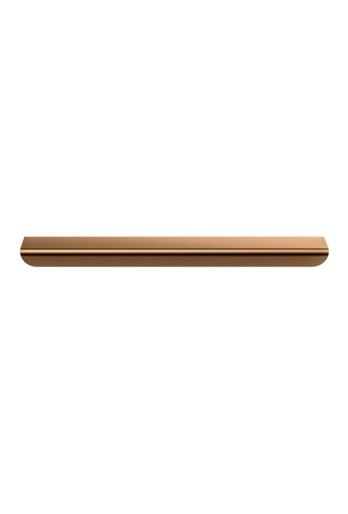 Öppen Edge-Pull 300mm Cabinet Handle (Brushed) - Lustre Bronze