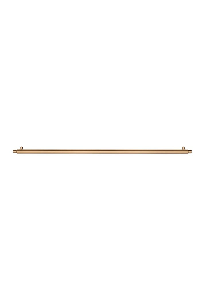 Öppen Round Pull 520mm Cabinet Handle (Linear Knurled) - Lustre Bronze