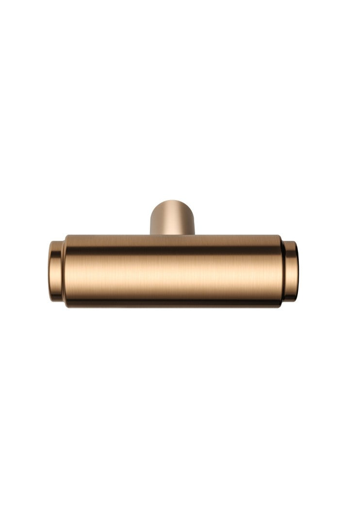 Öppen T-Pull Cabinet Handle (Brushed) - Lustre Bronze