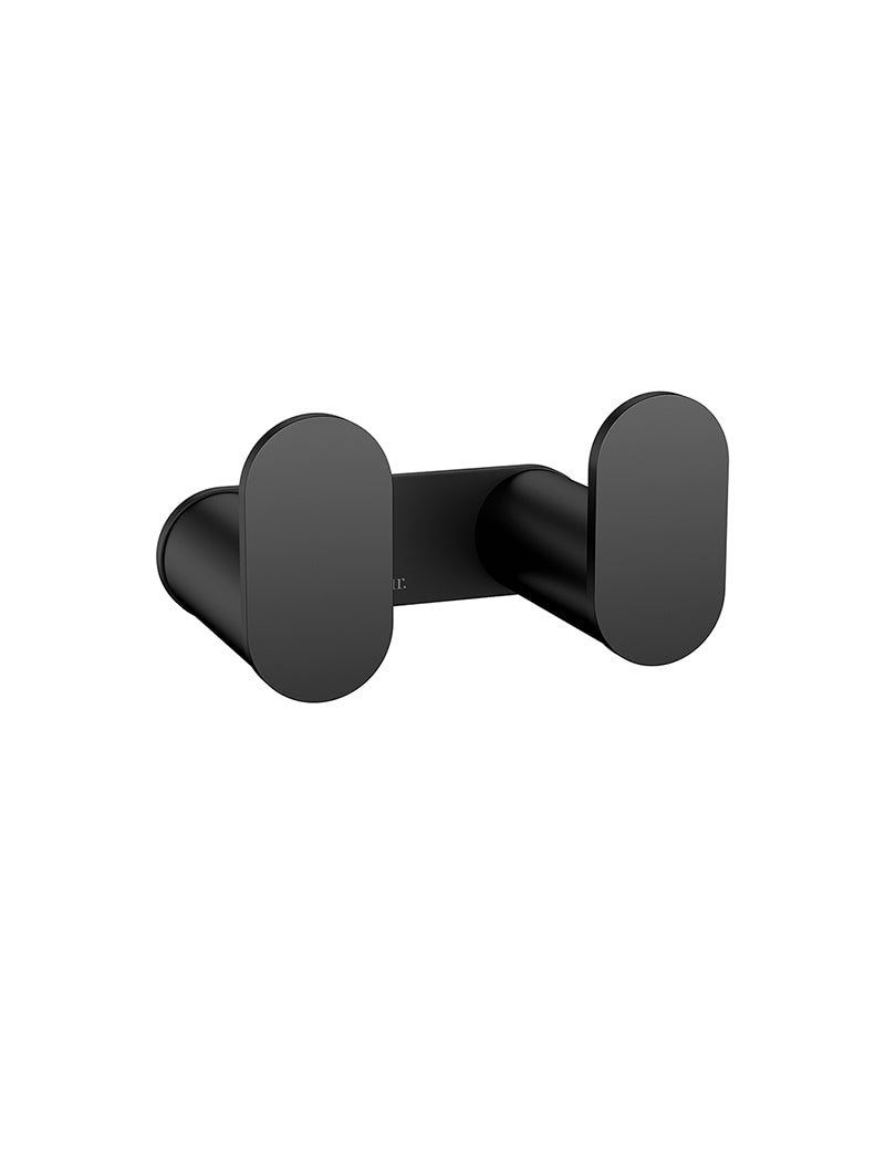 Curvaé Double Robe Hook - Matte Black