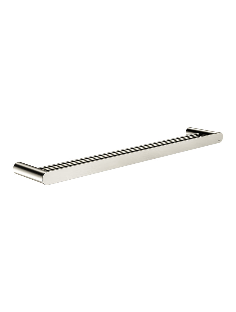 Curvaé Double Towel Rail 600mm - PVD Brushed Nickel