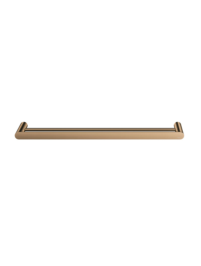 Curvaé Double Towel Rail 600mm - Lustre Bronze