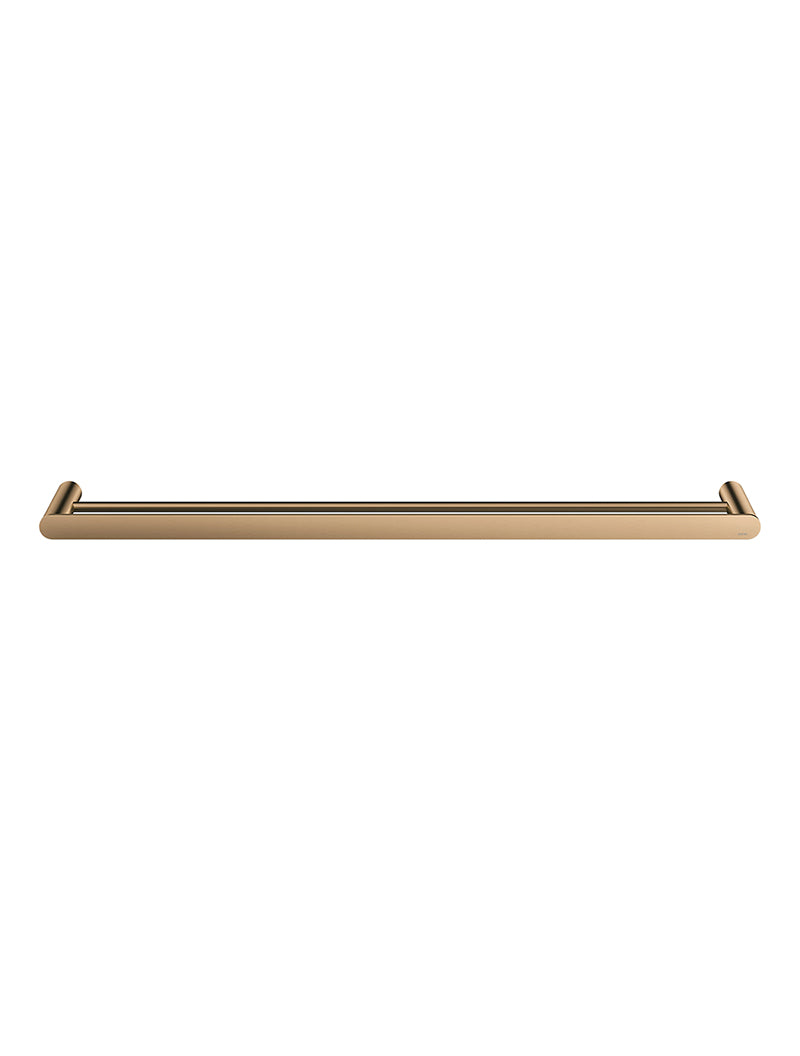Curvaé Double Towel Rail 800mm - Lustre Bronze