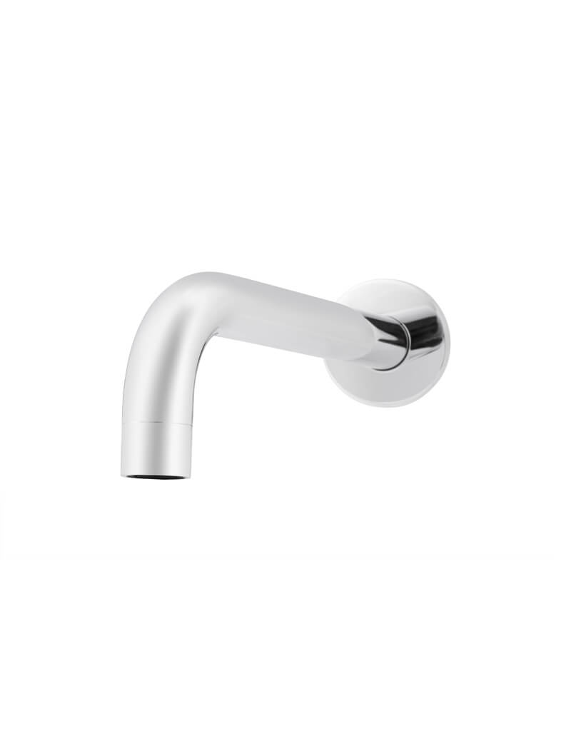 Universal Round Curved Spout - Polished Chrome
