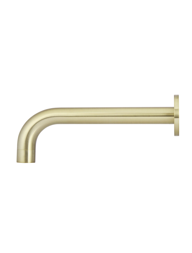 Universal Round Curved Spout - PVD Tiger Bronze