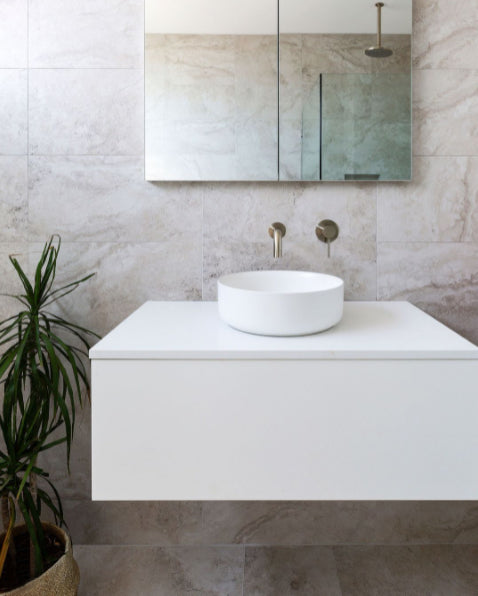 Round Single Towel Rail - PVD Brushed Nickel