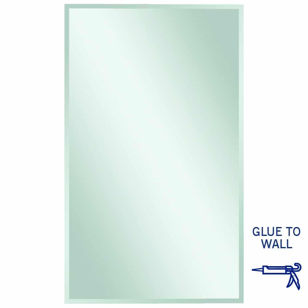 Montana Rectangle 25Mm Bevel Edge Mirror - 1500X900Mm Glue-To-Wall