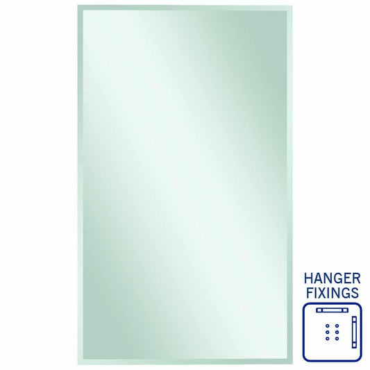 Montana Rectangle 25Mm Bevel Edge Mirror - 1500X900Mm With Hangers