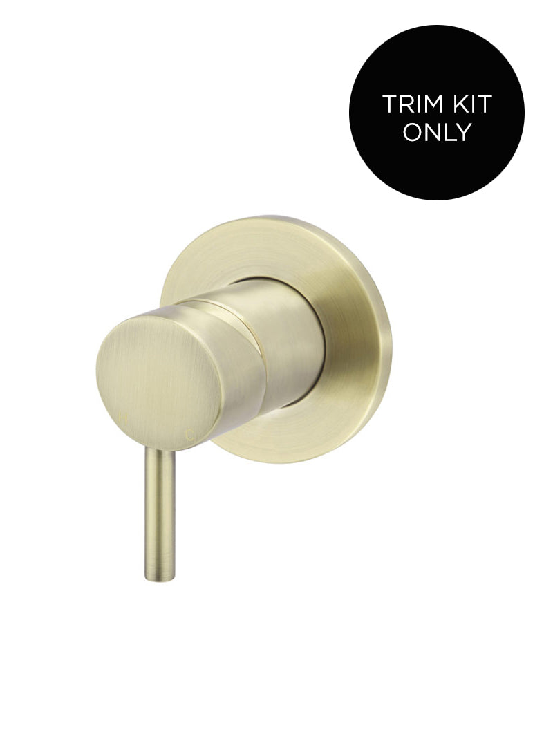 Round Wall Mixer Short Pinâ??lever Trim Kit (In-wall Body Not Included) - PVD Tiger Bronze