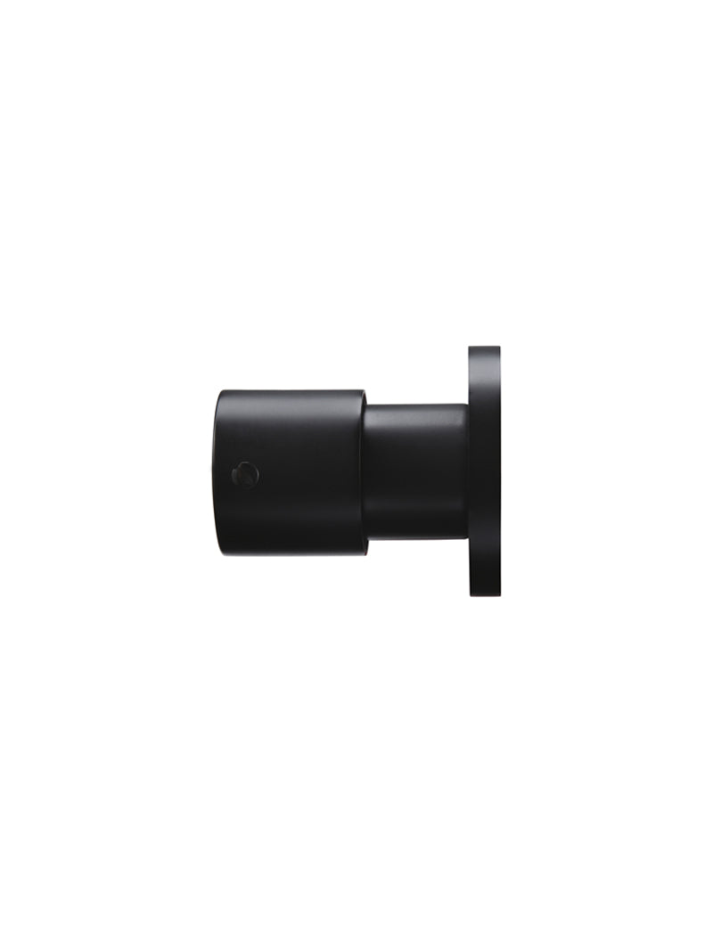 Round Quarter Turn Wall Top Assemblies - Matte Black
