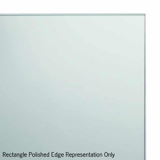 Sierra Rectangle Polished Edge Mirror with Sandblasted Border - 1500x900mmwith Hangers and Demister