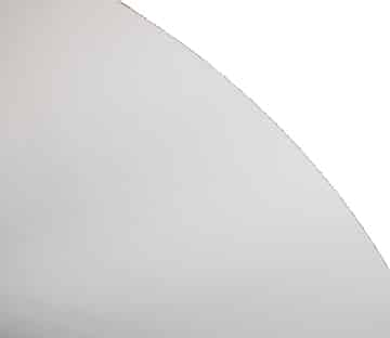 Hamilton D Shaped Polished Edge Mirror - 1500x1100mm Glue-to-wall