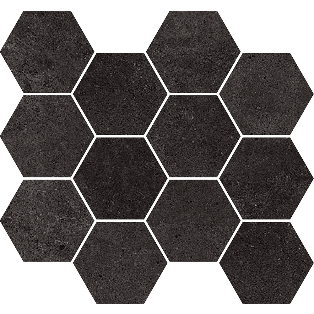 Prodigy Graphite Hexagon Mosaics