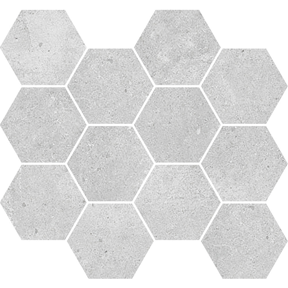 Prodigy Light Grey Hexagon Mosaics