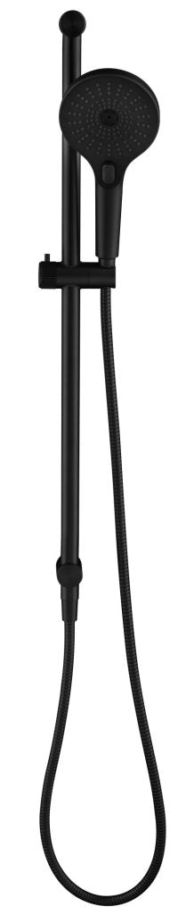 Mica Fluted Shower Rail - Inbuilt Inlet