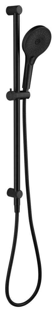 Mica Fluted Shower Rail - Inbuilt Inlet