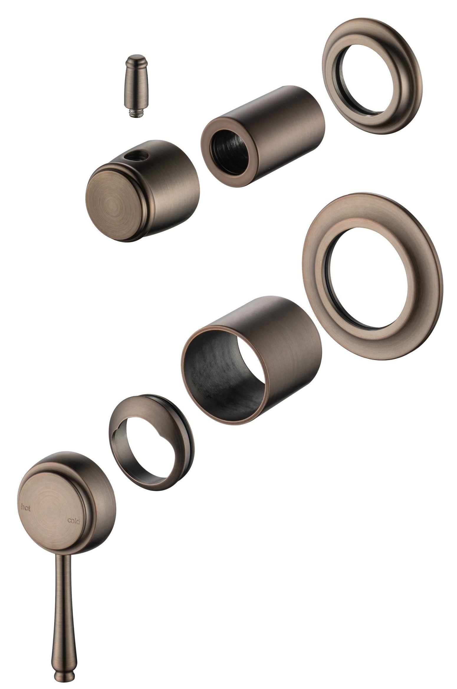 Mica Heritage Shower Mixer Diverter - TRIM KIT ONLY