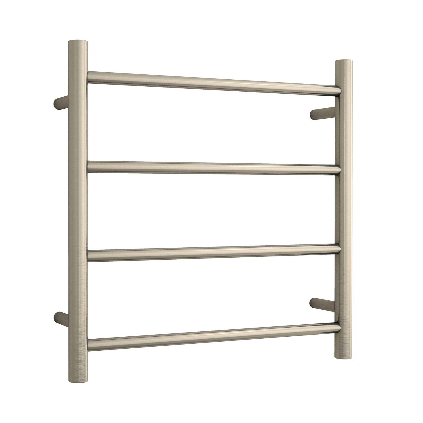 Thermorail Straight/Round 550X550X122Mm 41Watts 4 Bars - Brushed Nickel