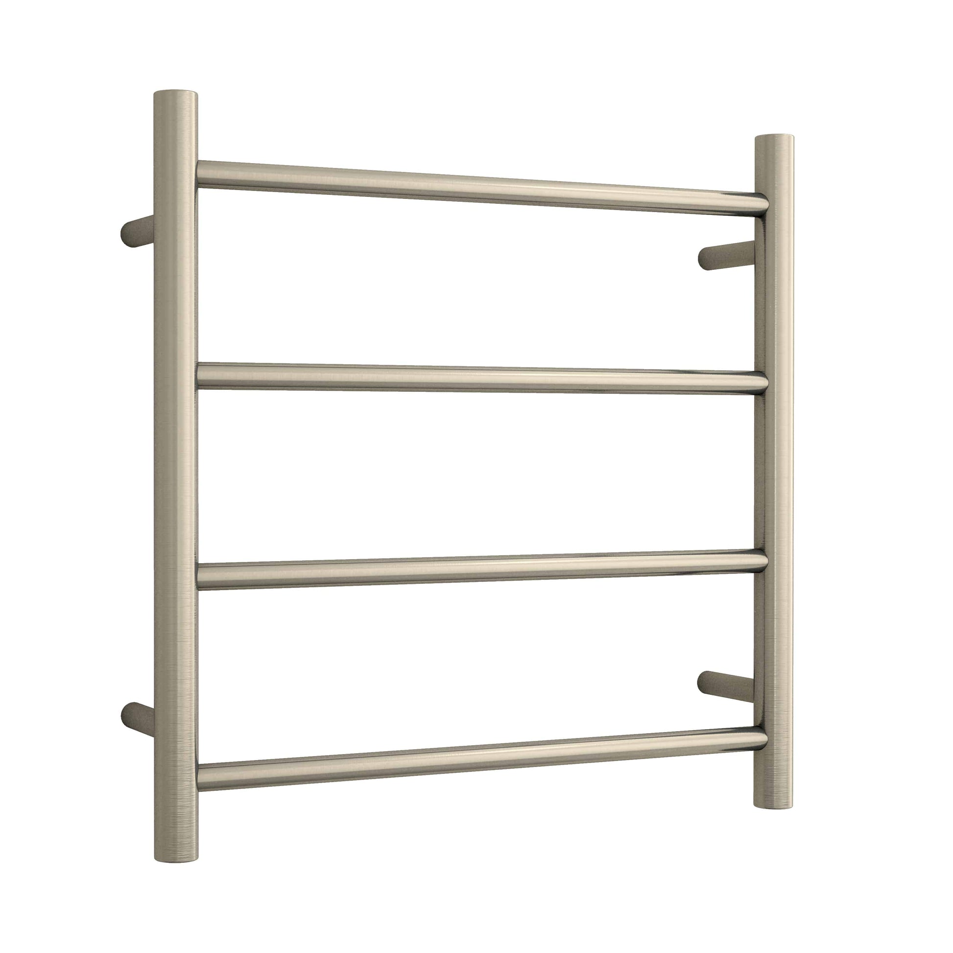 Thermorail Straight/Round 550X550X122Mm 41Watts 4 Bars - Brushed Nickel
