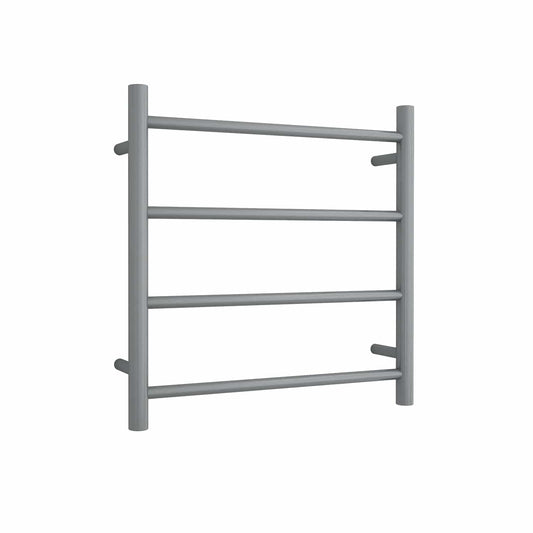 Thermorail Straight/Round 550X550X122Mm 41Watts 4 Bars - Gun Metal