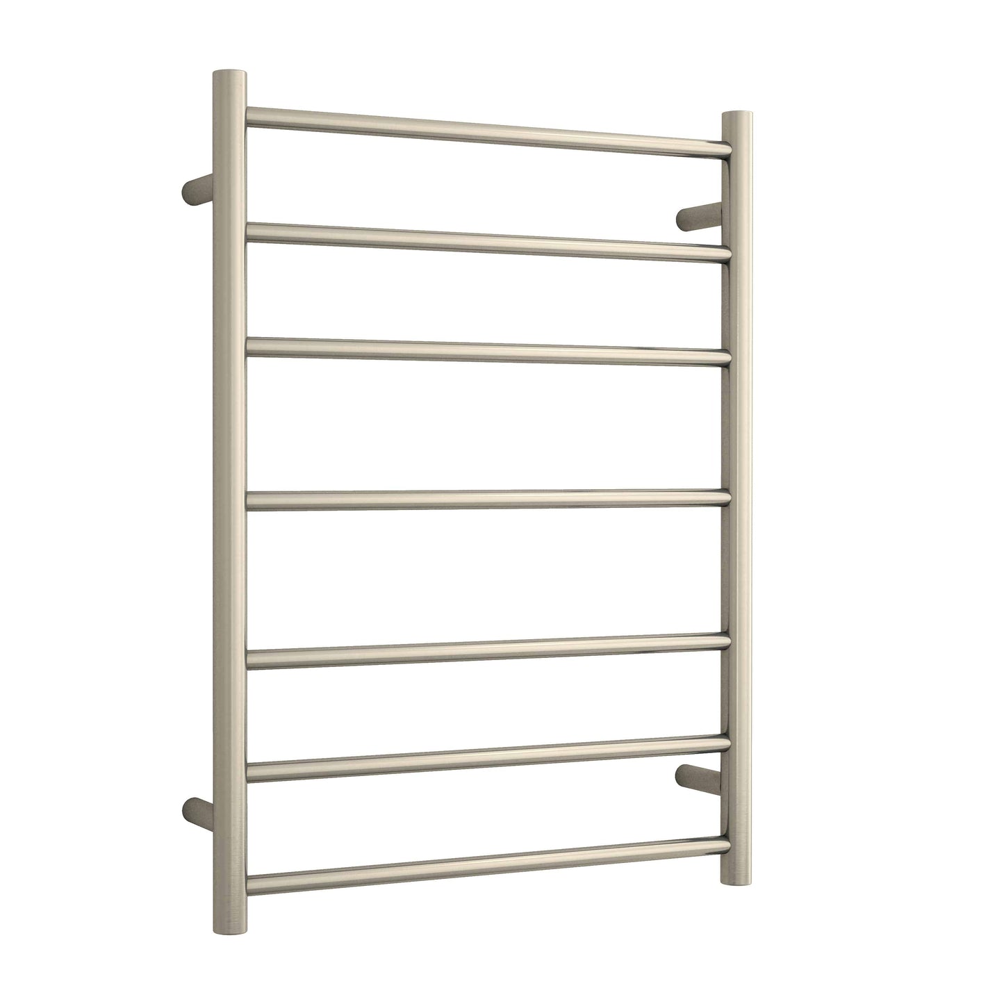 Thermorail Straight/Round 600X800X122Mm 80Watts 7 Bars - Brushed Nickel