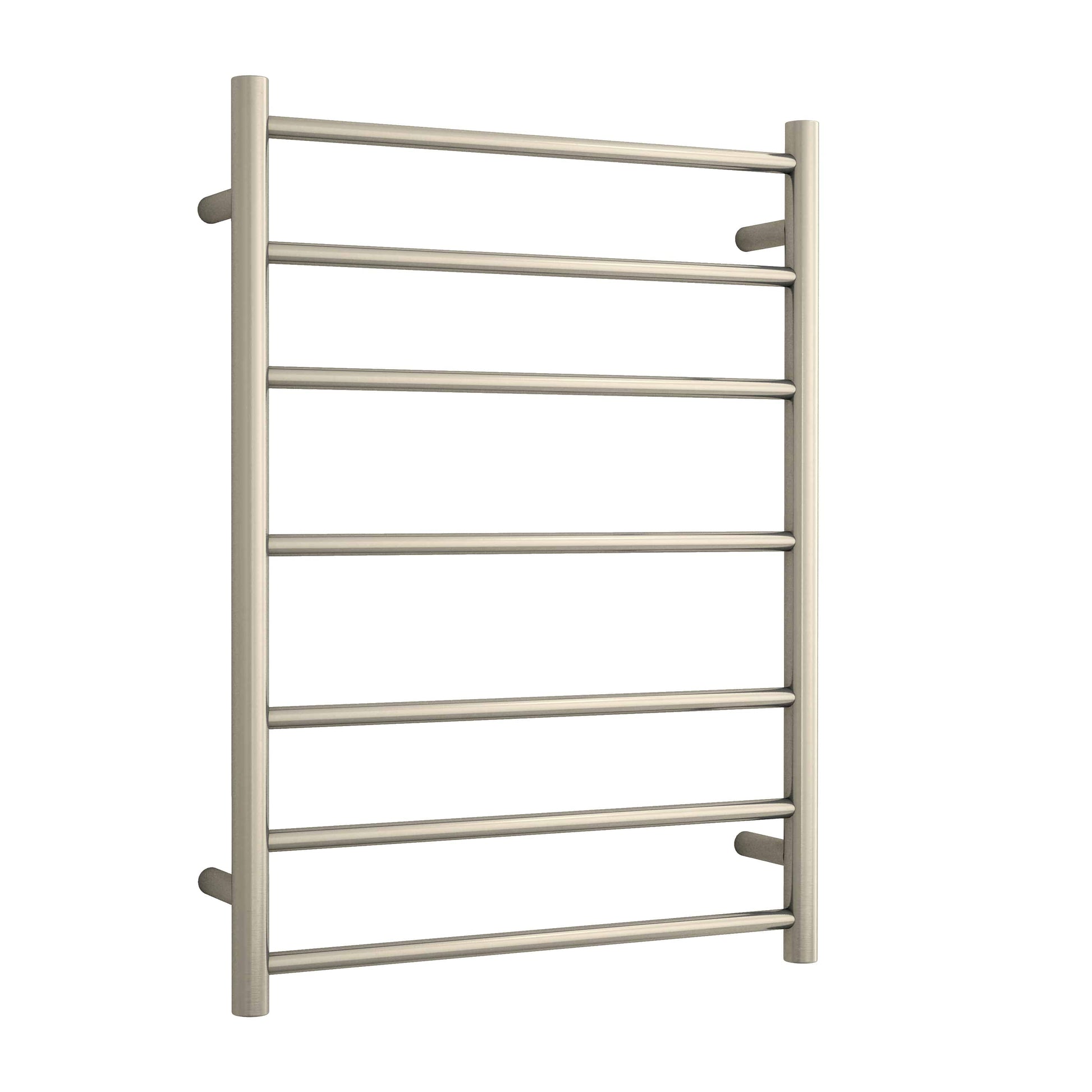 Thermorail Straight/Round 600X800X122Mm 80Watts 7 Bars - Brushed Nickel