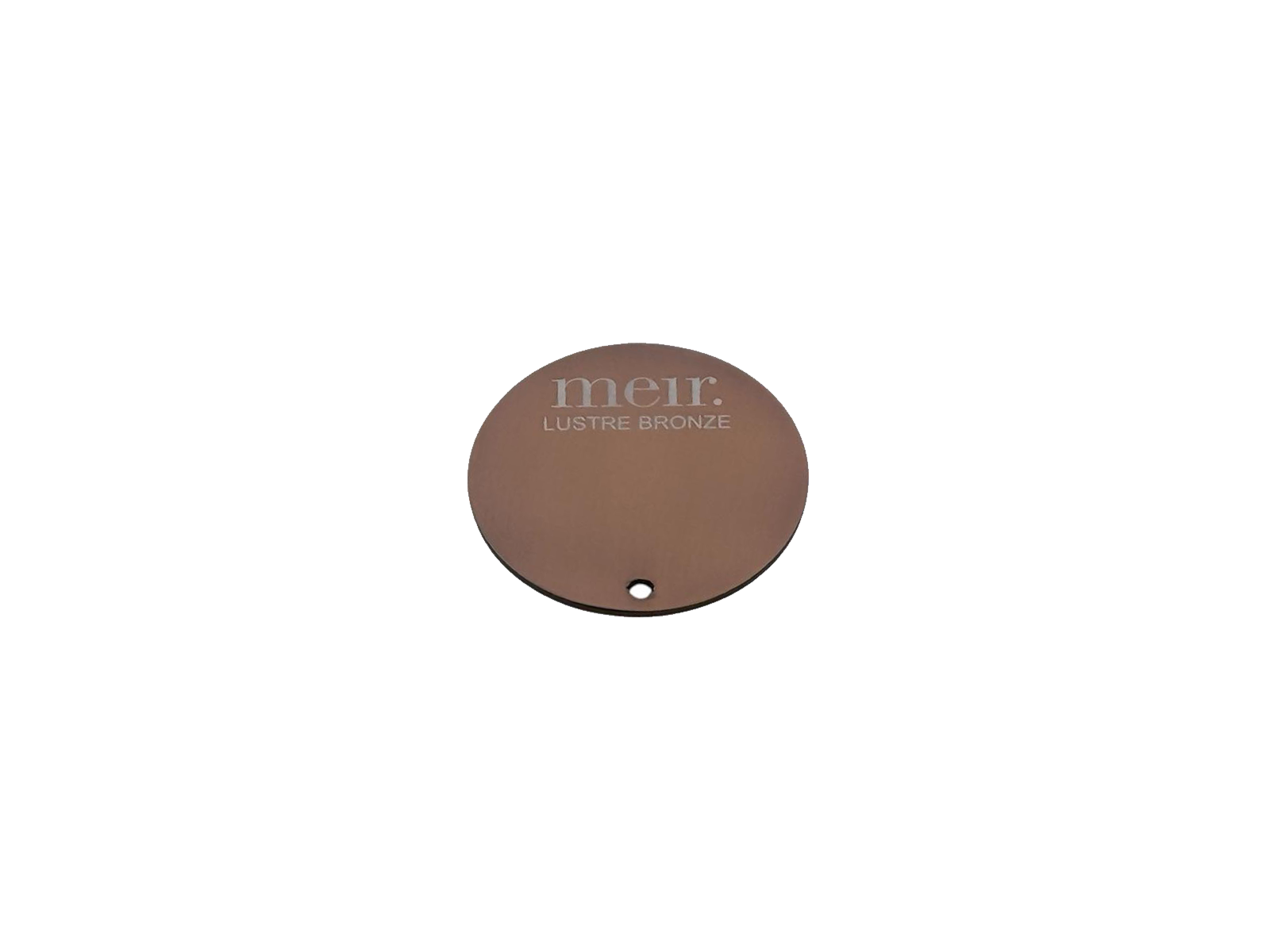 Round Colour Sample Disc - Lustre Bronze