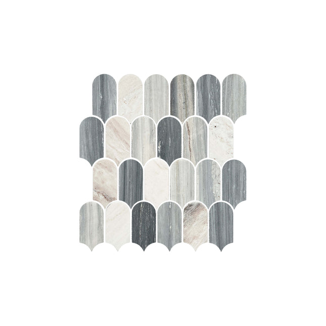 Blue Sandstone Feather Mosaic