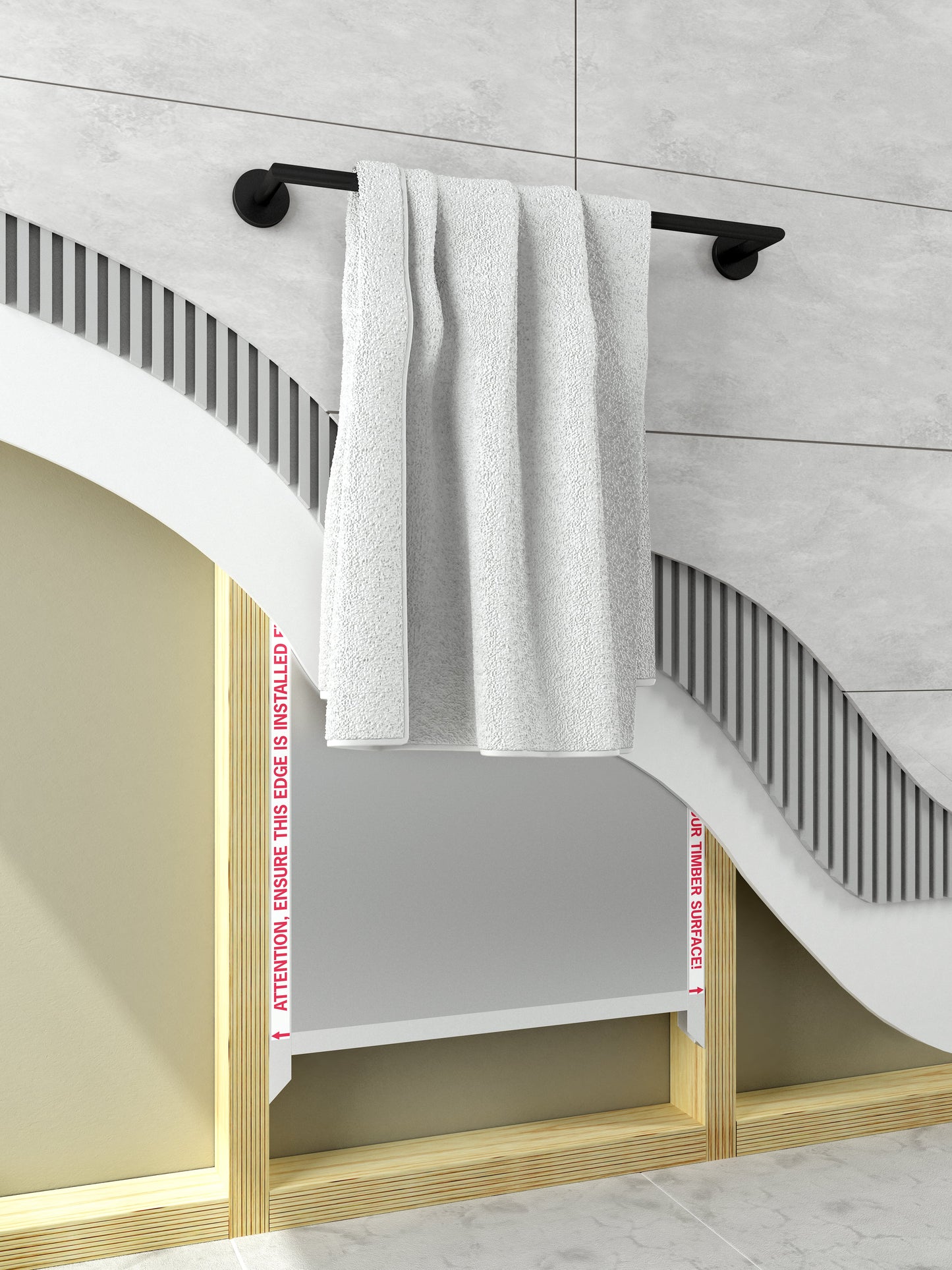 Thermorad Heated Wall Panel - 405x1150mm 160W