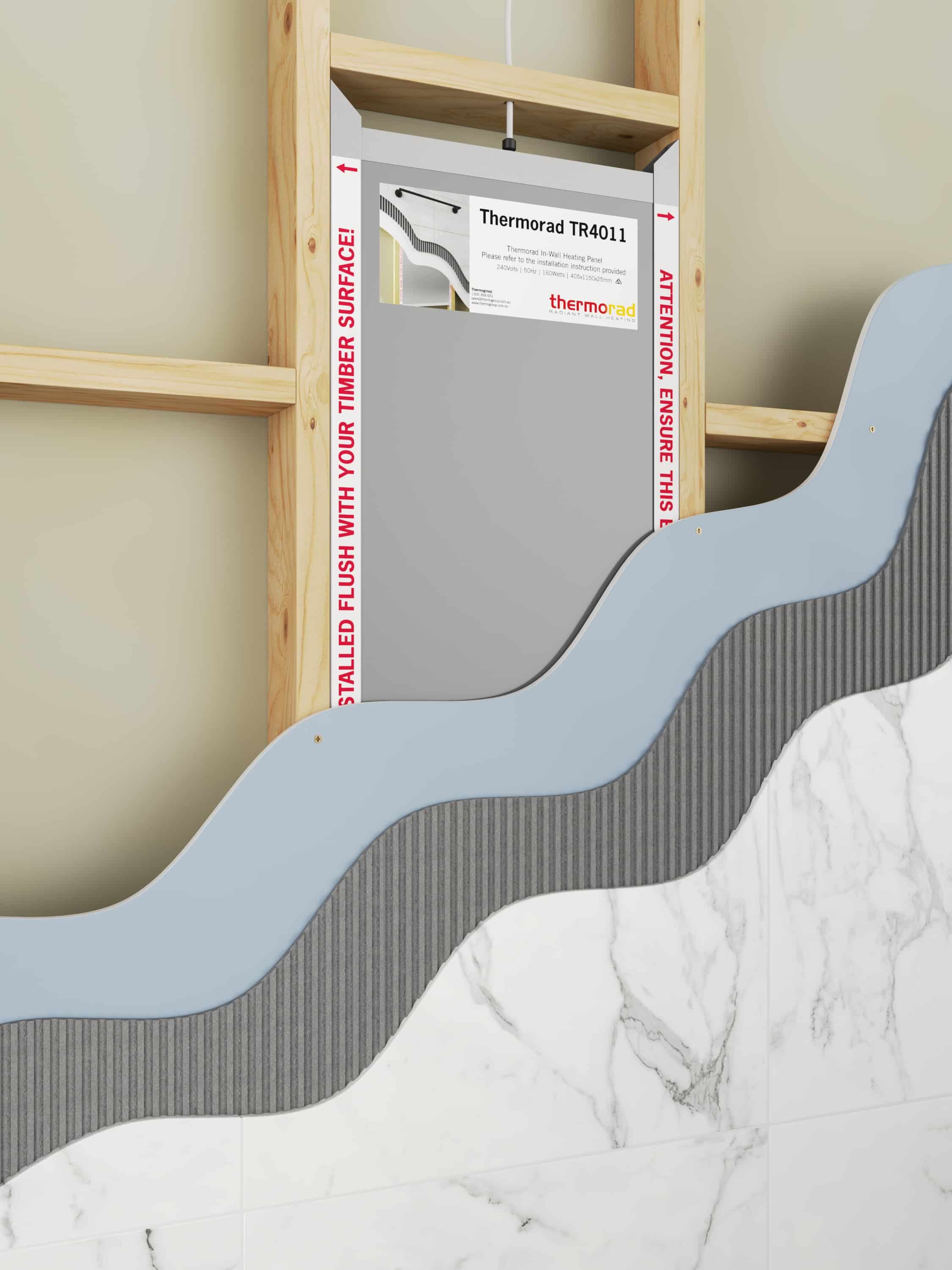 Thermorad Heated Wall Panel - 405x1150mm 160W