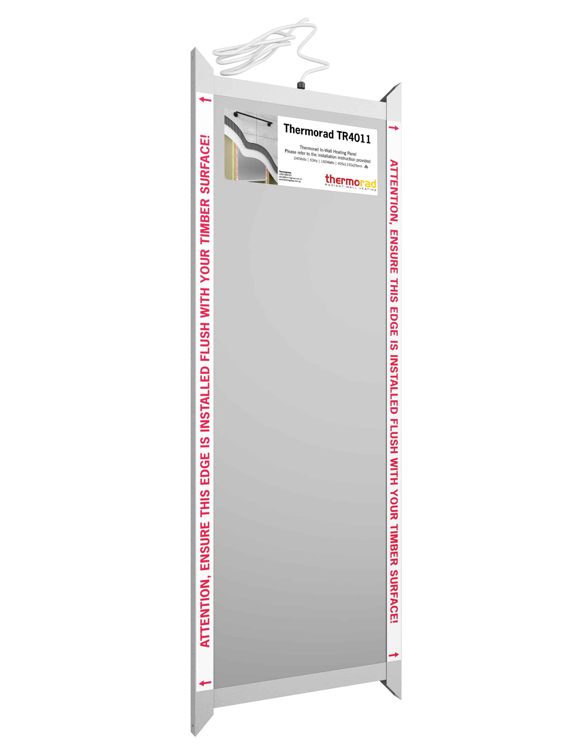 Thermorad Heated Wall Panel - 405X1150Mm 160W