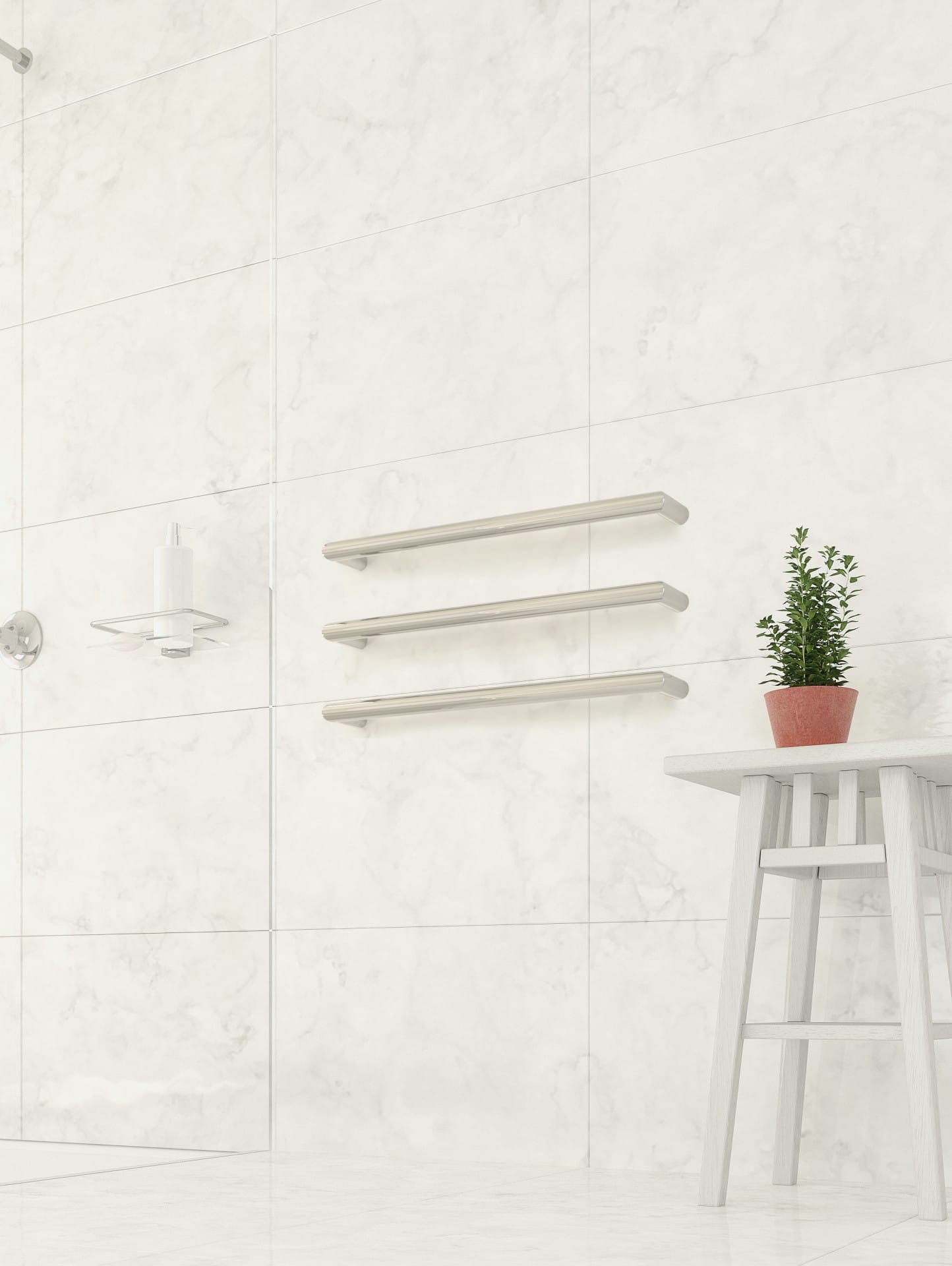 Thermorail Round Single Rail 632x32x100mm 18Watts - Includes Transformer