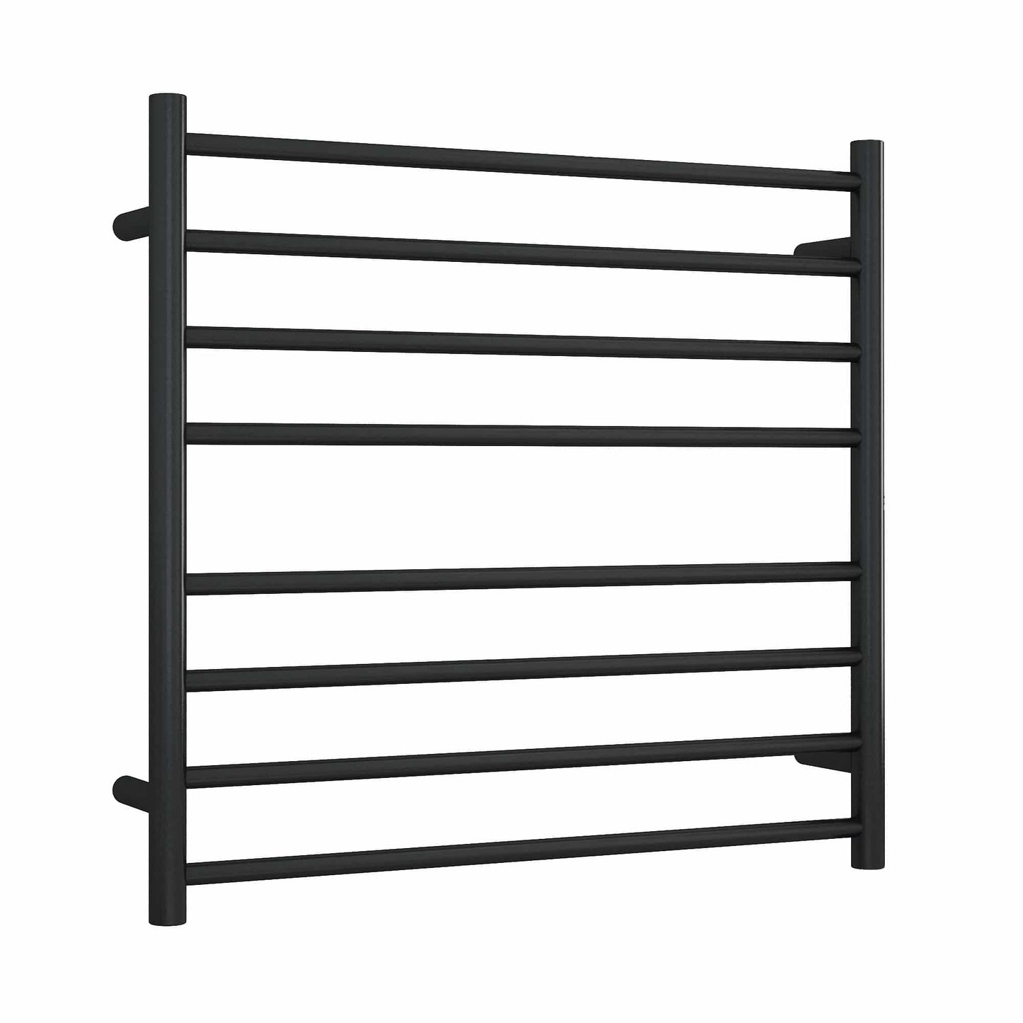 Thermorail Straight/Round 750X700X122Mm 132Watts 8 Bars - Matt Black
