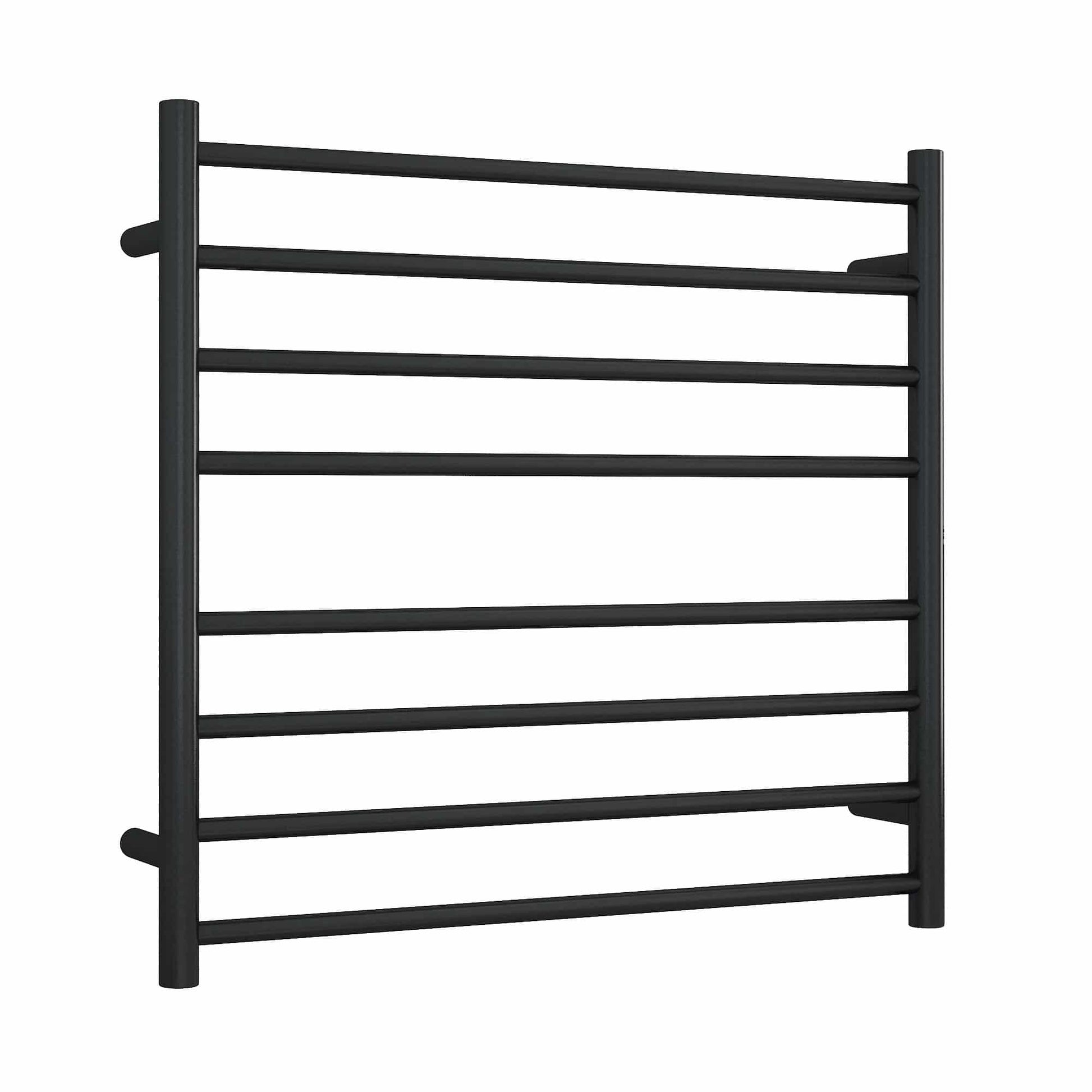 Thermorail Straight/Round 750X700X122Mm 132Watts 8 Bars - Matt Black