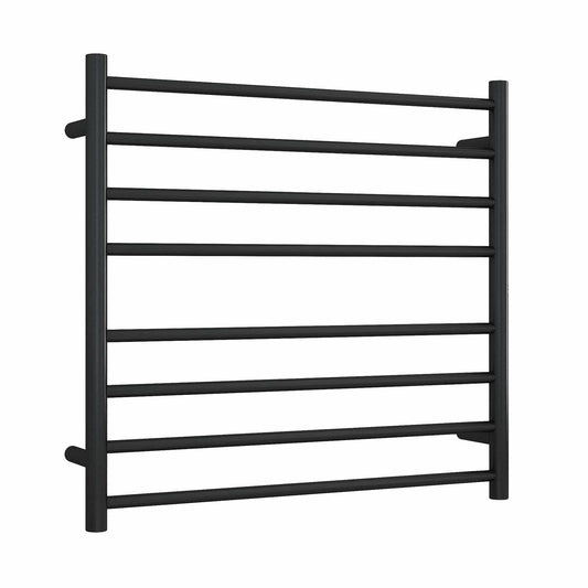 Thermorail Straight/Round 750X700X122Mm 132Watts 8 Bars - Matt Black