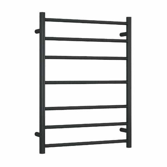 Thermorail Straight/Round 600X800X122Mm 100Watts 7 Bars - Matt Black